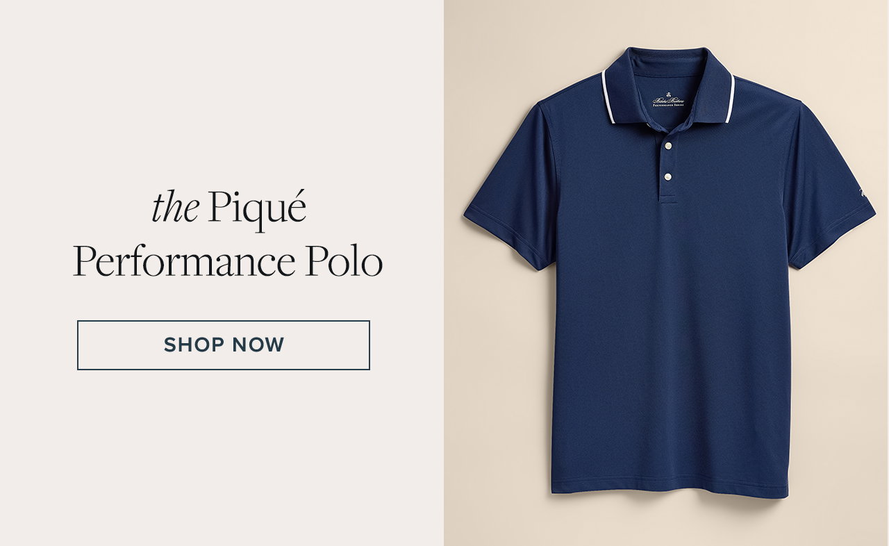 The Pique Performance Polo Shop Now