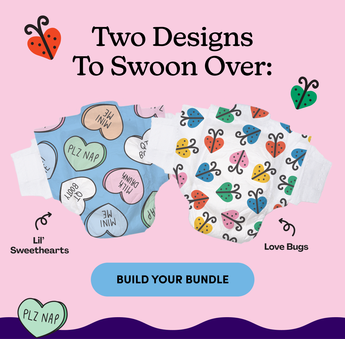 Two Designs To Swoon Over: Lil' Sweethearts & Love Bugs | BUILD YOUR BUNDLE