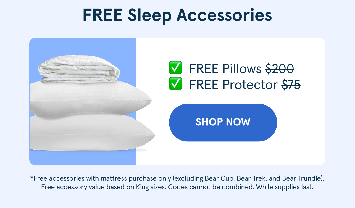 FREE Sleep Accessories