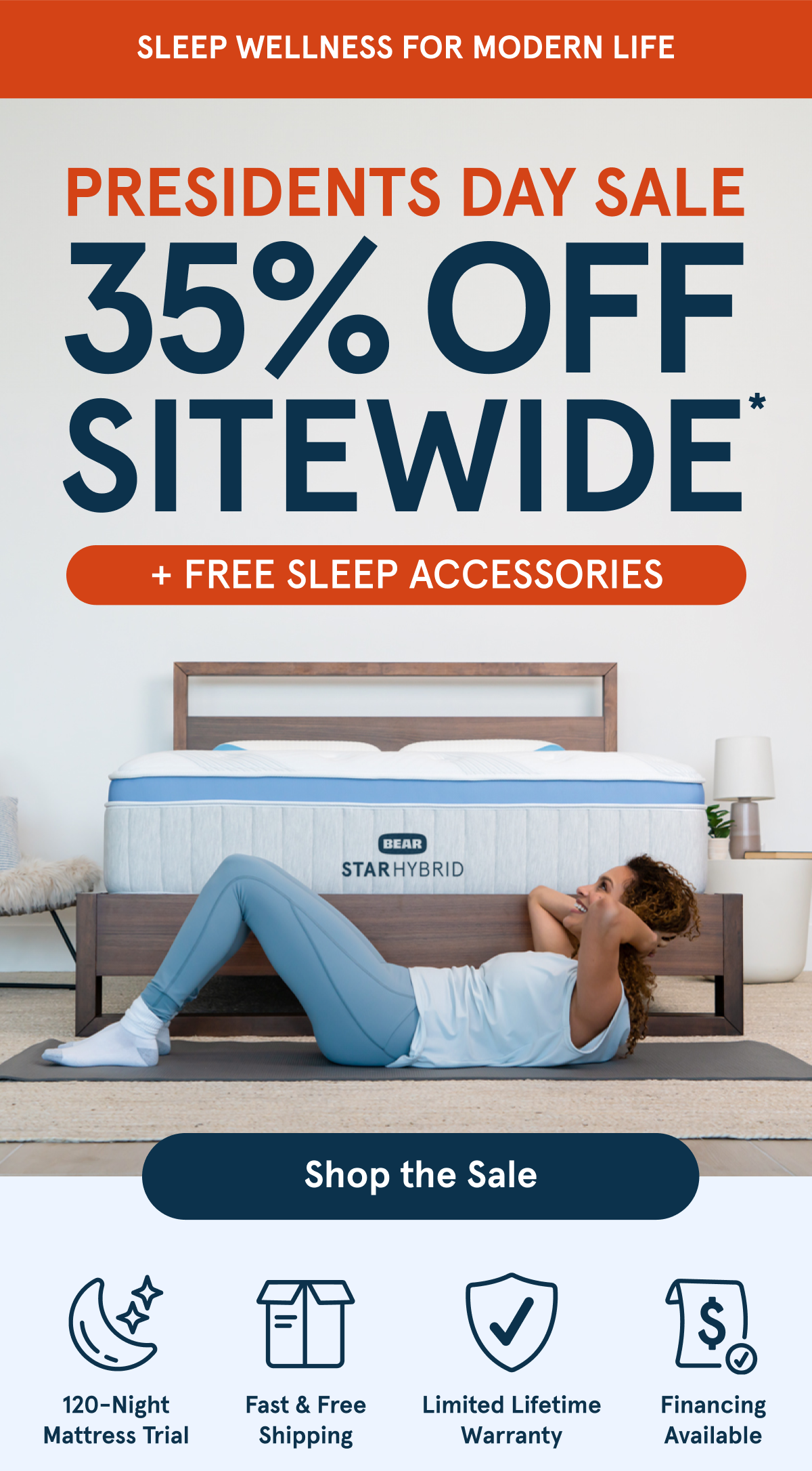 Presidents Day Sale 35% Off