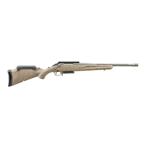 RUGER American Gen II Ranch 308 Win 16.1" 3rd Bolt Rifle w/ Spiral Fluted Barrel | FDE Splatter