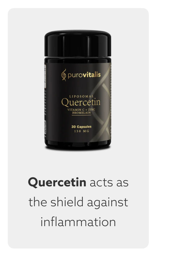 Quercetin acts as the shield against inflammation