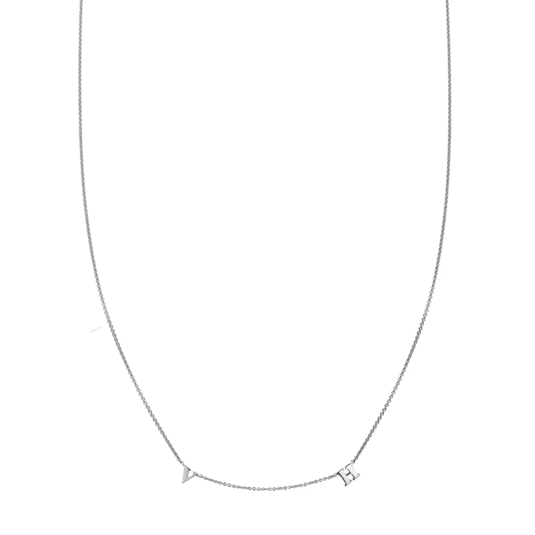 2-Letter Sterling Silver Initial Necklace