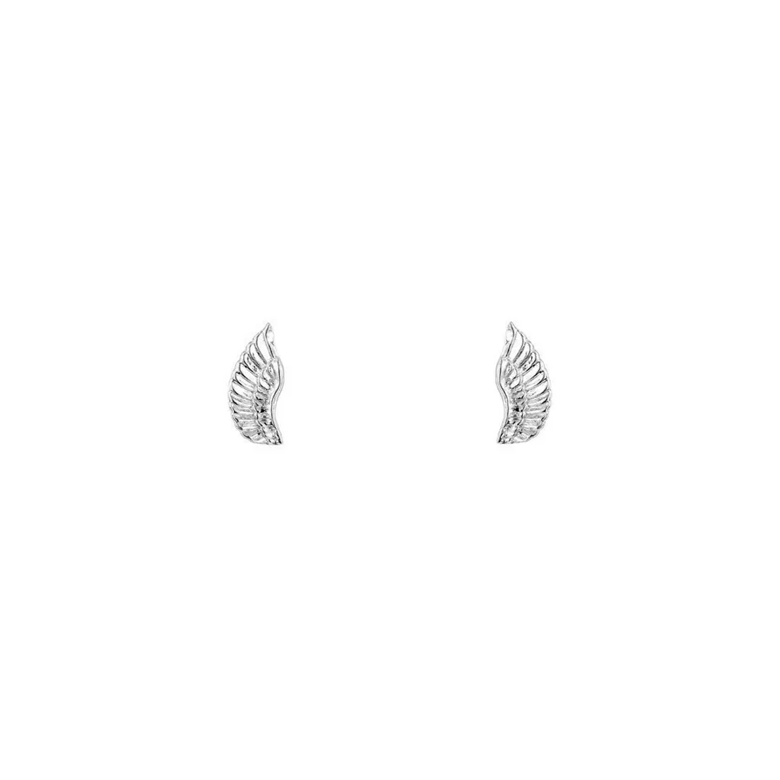 Sterling Silver Wing Stud Earrings
