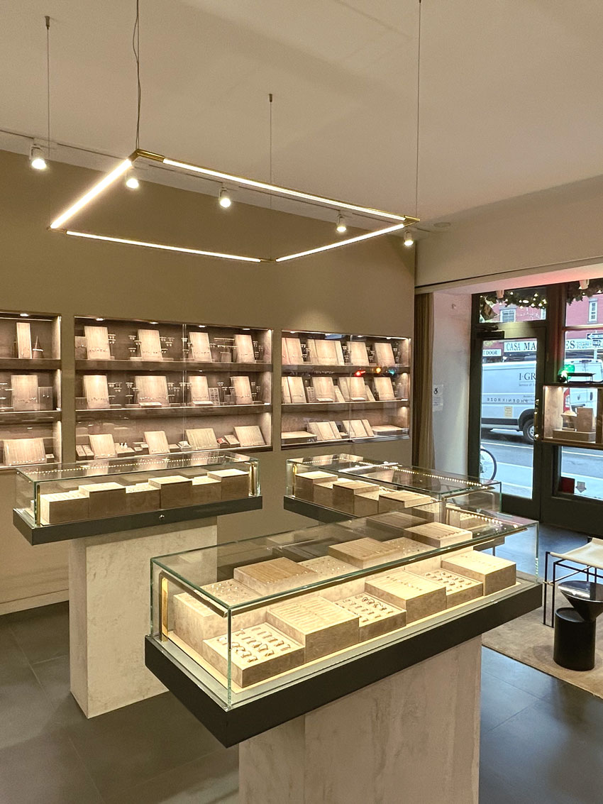 West Village Jewelry Store Interior
