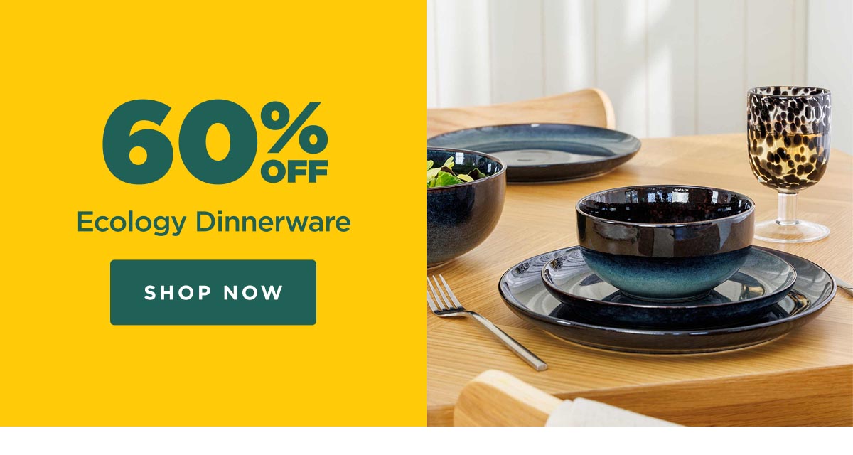 60% Off Ecology Dinnerware