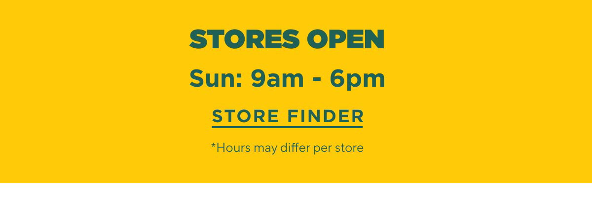 Stores Open
