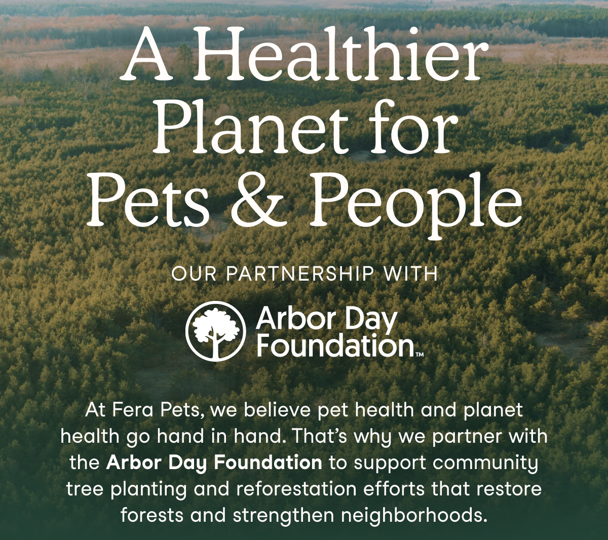 A Healthier Planet for Pets and People