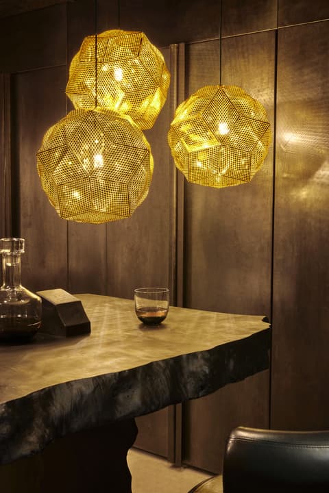 Puff Brass Pendant