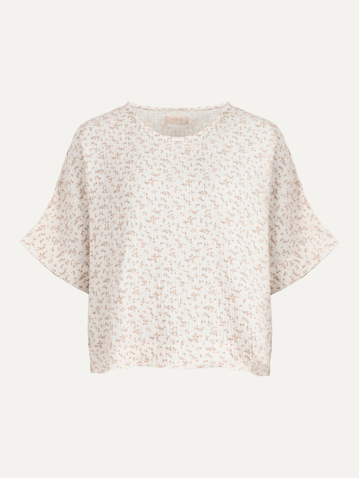 Josie Double Cotton Gauze Top - Ditsy Print BY IRIS  Regular price£125.00