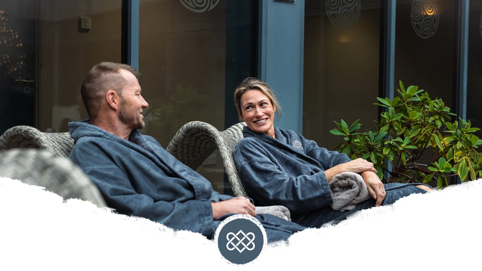 couple at well spa
