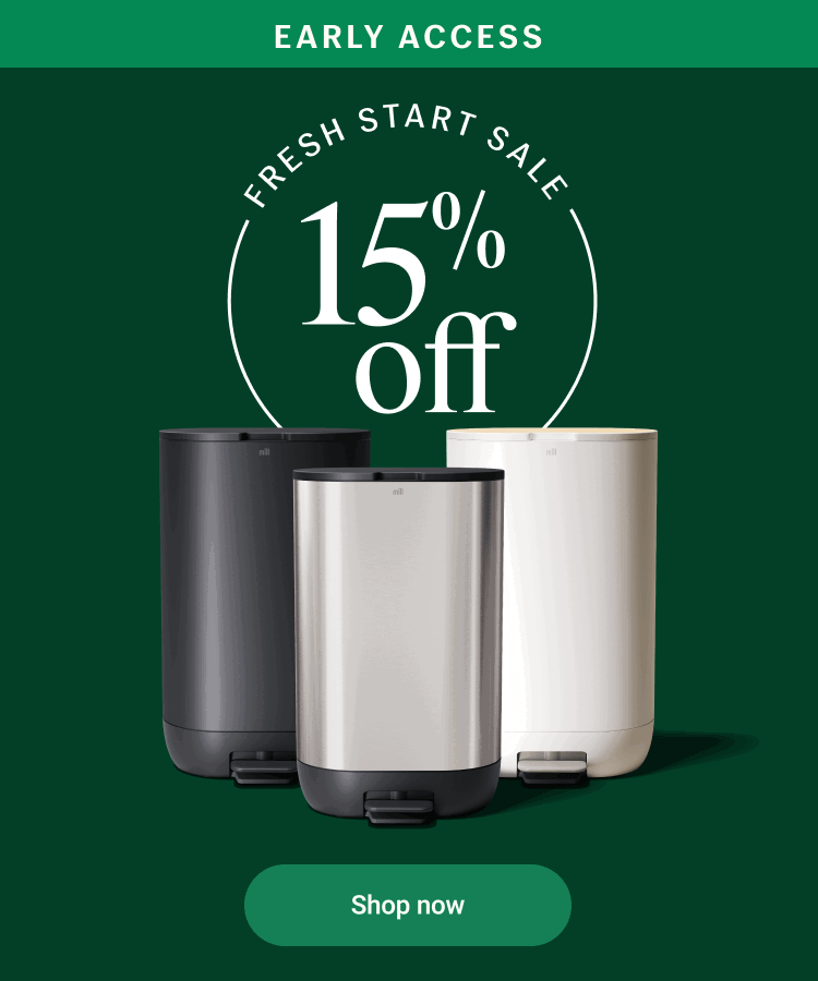 Early Access: Fresh Start Sale 15% off. Click to shop now.