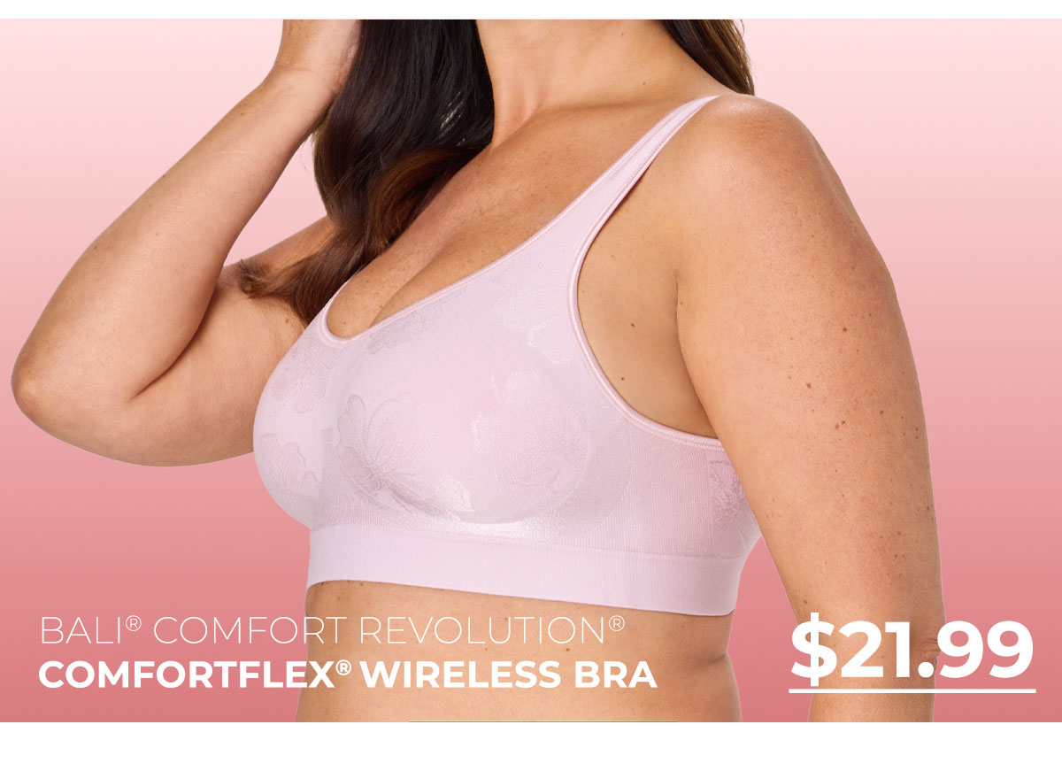Bali Comfort Revolution ComfortFlex Fit Shaping Wireless Bra