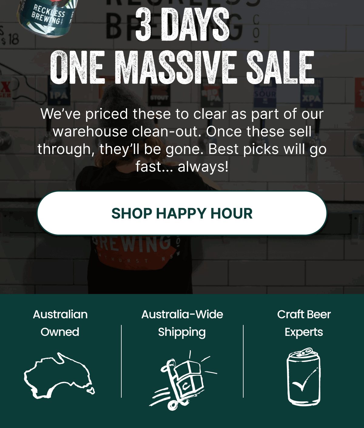 3 Days, One Massive Sale
