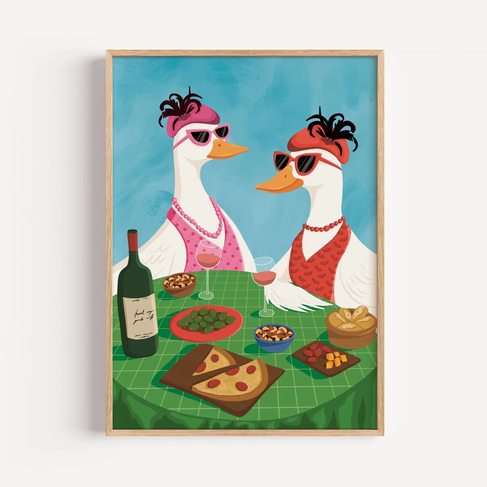 Image of Diva Ducks Art Print