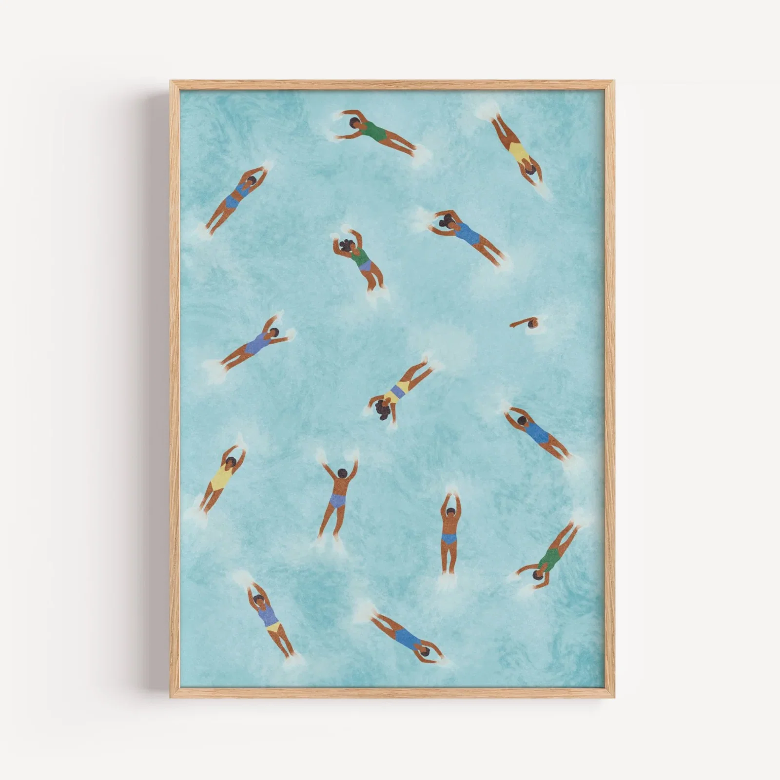 Image of Swimmers In Motion Art Print