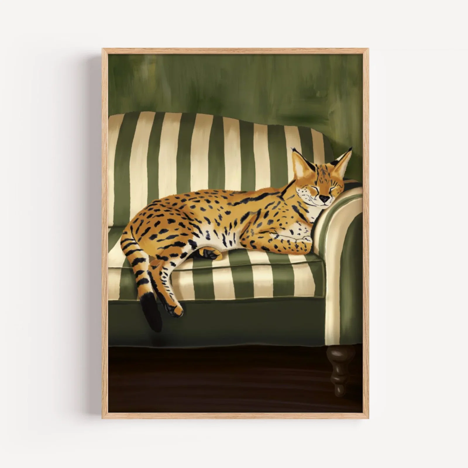 Image of Resting Leopard Art Print