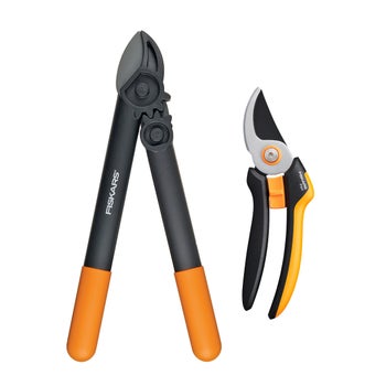 Fiskars Lopper and Hand Pruner Garden Trimming Set