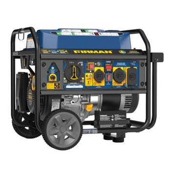 Firman Tri Fuel Portable Generator 7850/6300W Electric Start, Gas, CO Alert