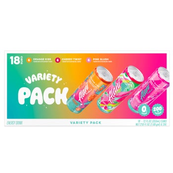 Alani Nu Energy Drink, Variety Pack, 12 fl oz, 18-Count