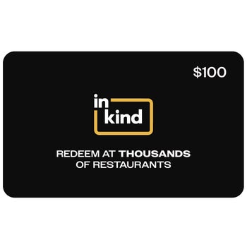 inKind One eGift Card, Thousands of Restaurants ($100 Value)