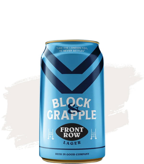 Image of Block & Grapple Front Row Lager - 24 Pack