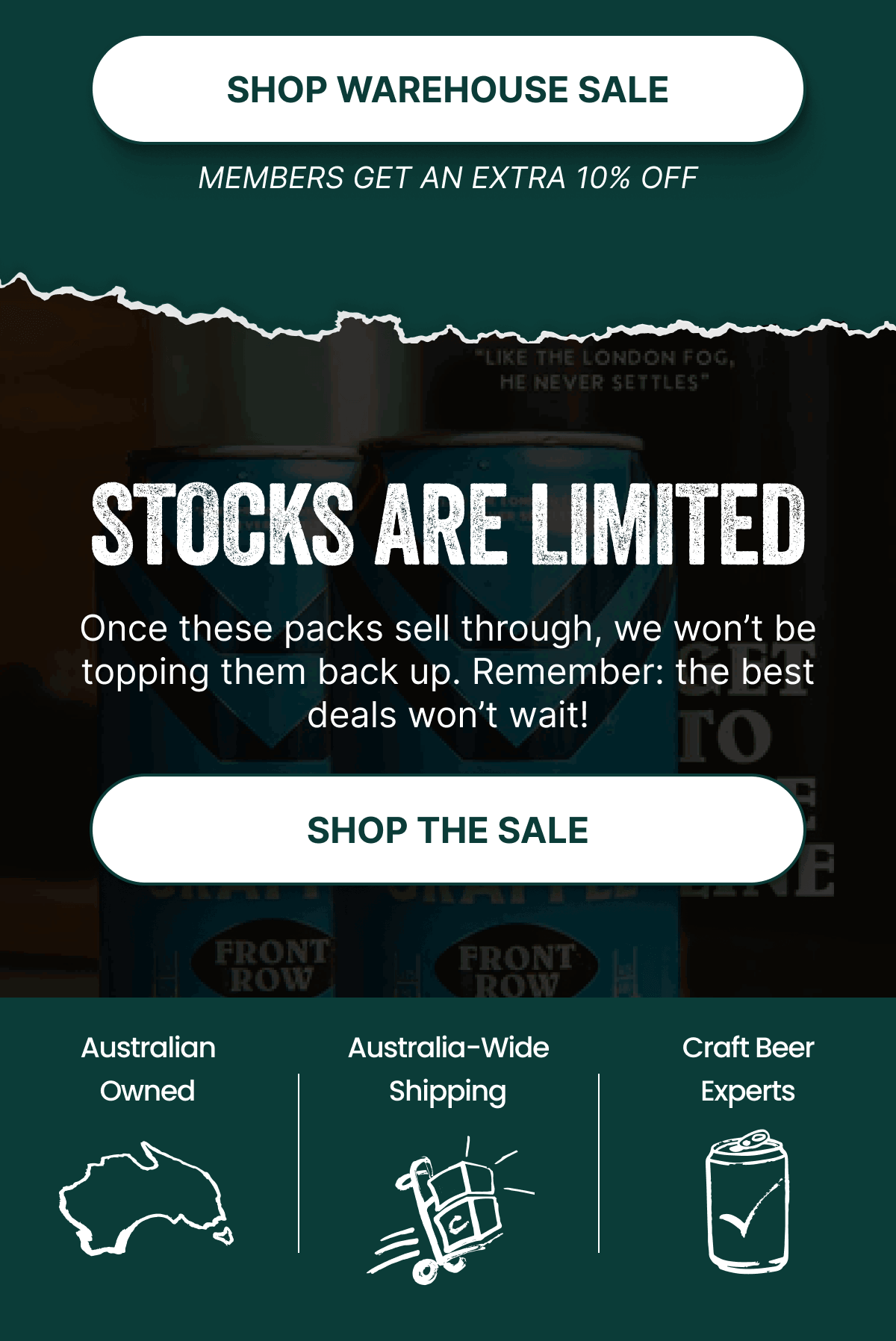 Shop Warehouse Sale
