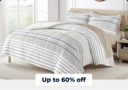 Up to 60% off Bedding