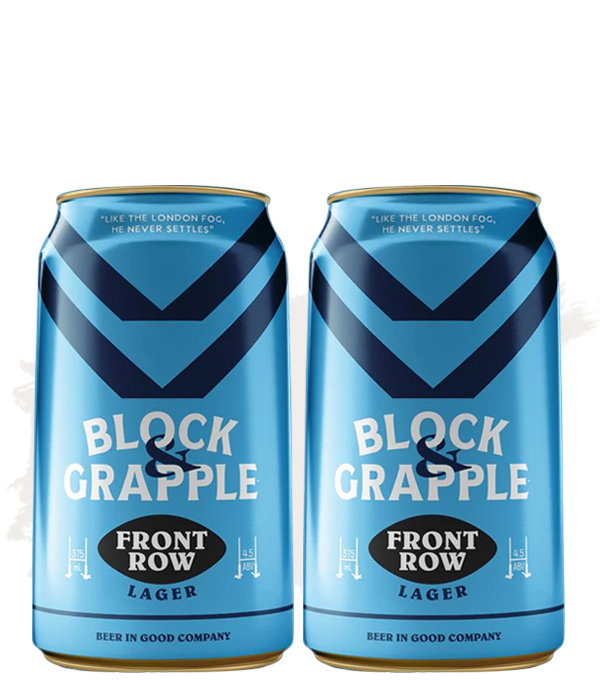 Image of Bundle Buy (2x Block & Grapple Front Row Lager – 24 Pack)