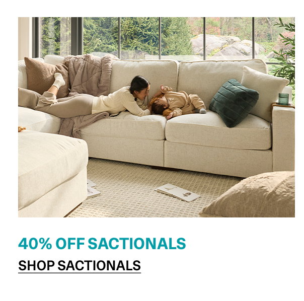 Sactionals | SHOP NOW >>
