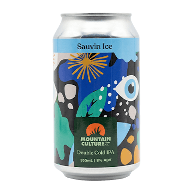 Mountain Culture Sauvin Ice Double Cold IPA 375ml Can - Single