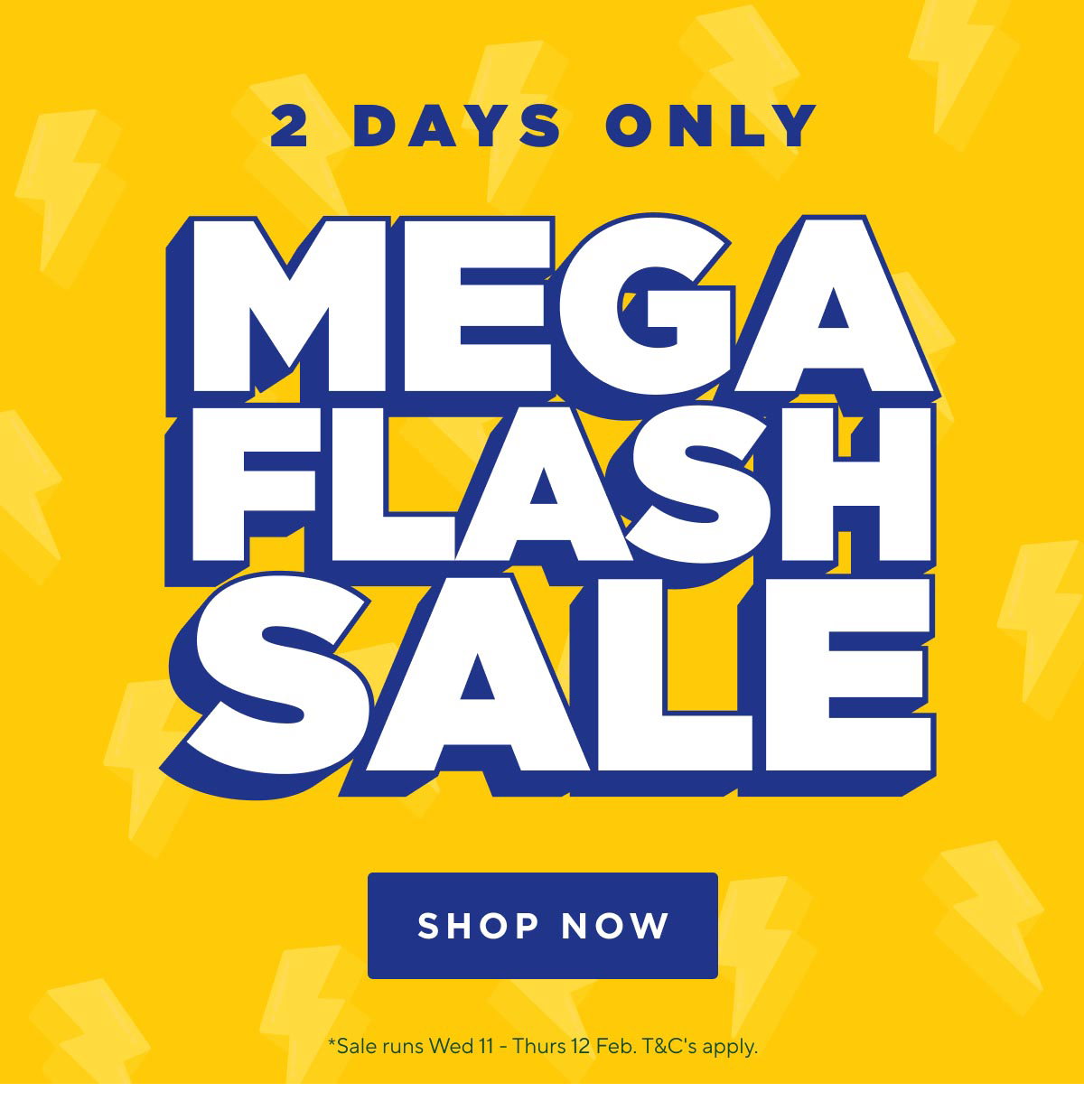 Mega Flash Sale