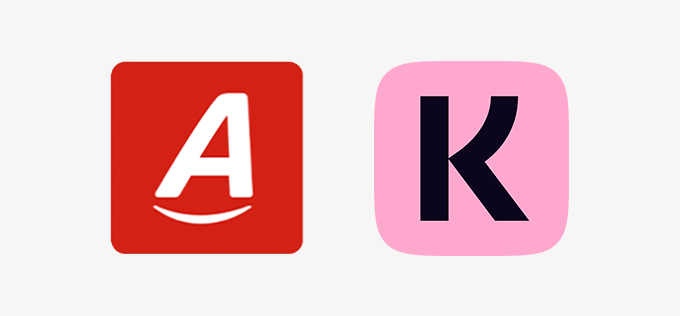 Argos Card and Klarna logos