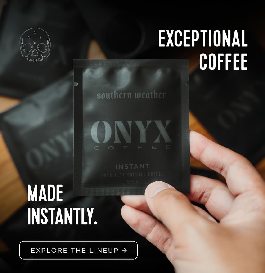 Exceptional Coffee, Made Instantly.
