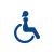 Wheelchair user icon