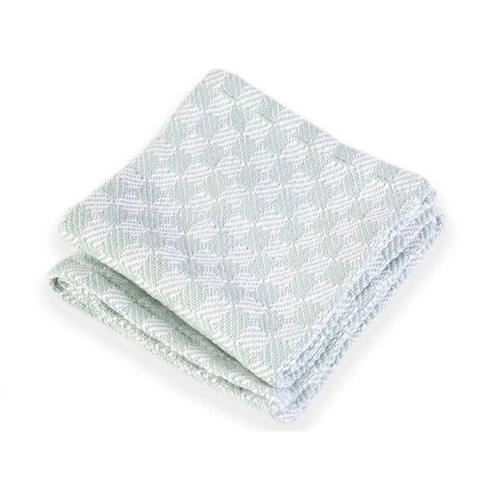 Image of Pogonia Cotton Baby Blanket - Surf