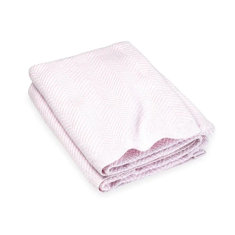 Image of Penobscot Cotton Baby Blanket - Woodrose