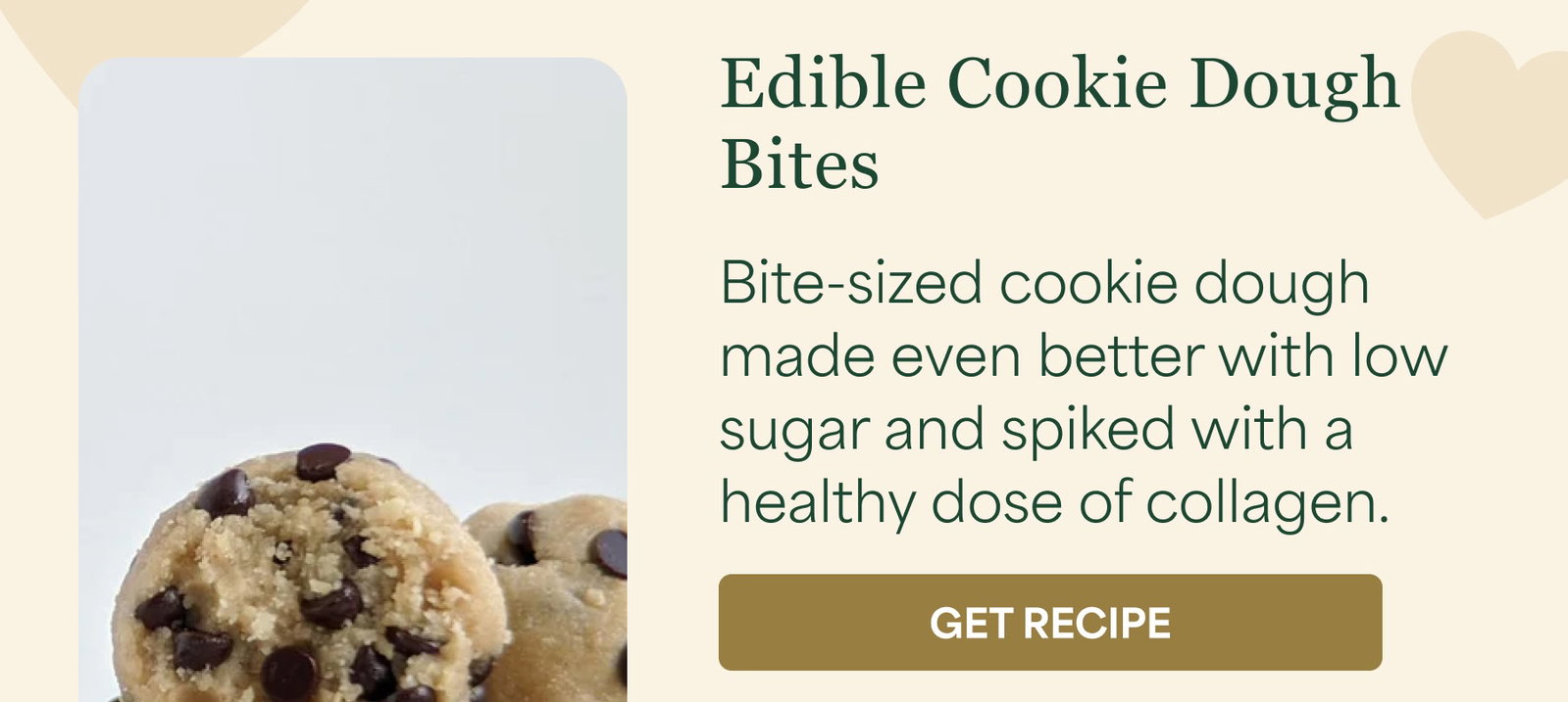 Edible Cookie Dough Bites