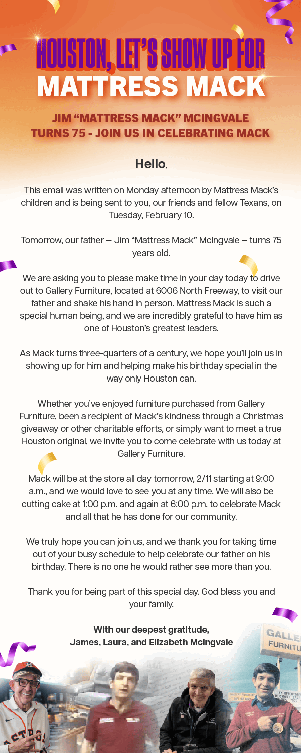 Happy Birthday Mack