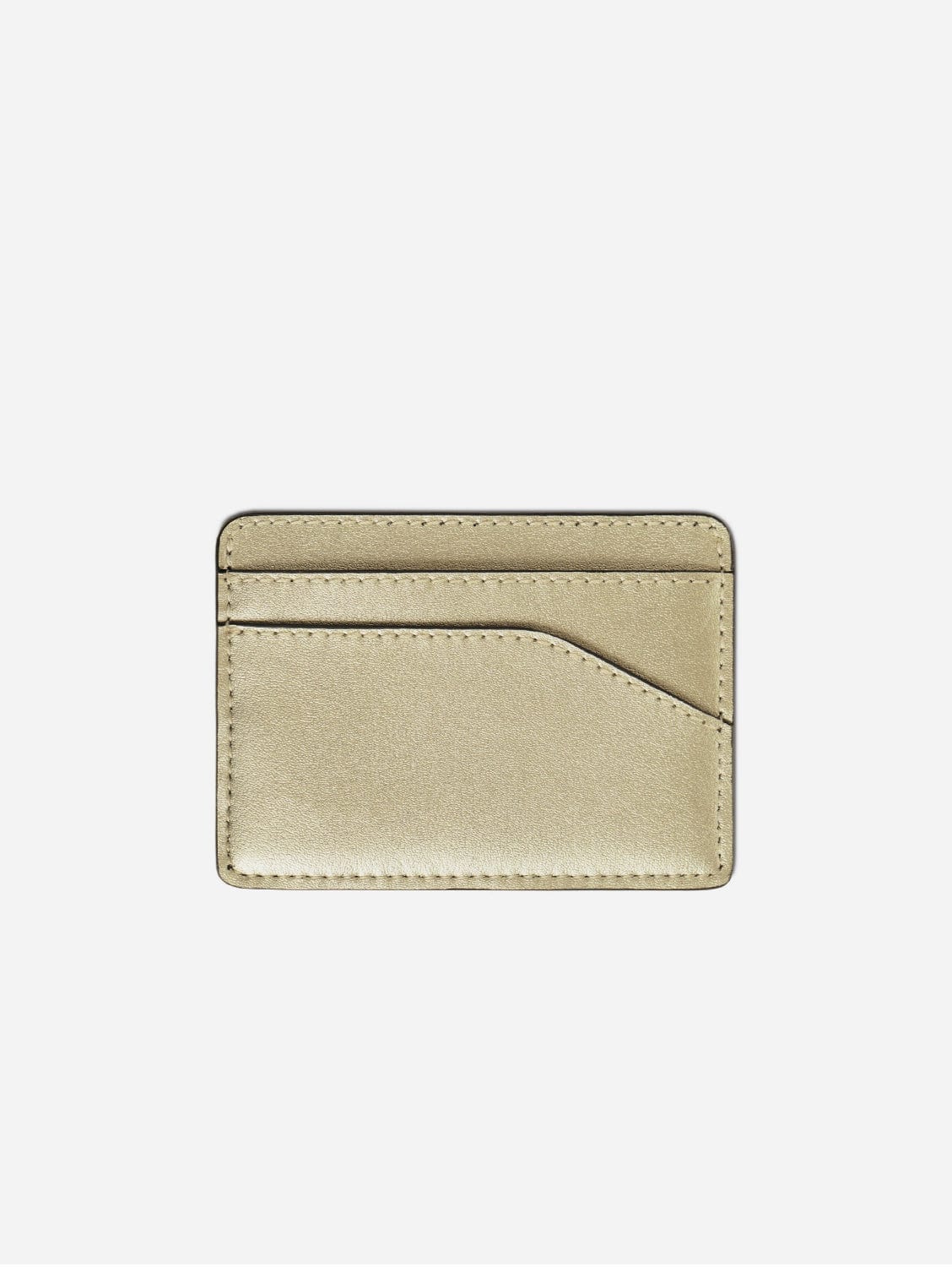 Image of Ascent Cactus Leather Vegan Cardholder | Gold