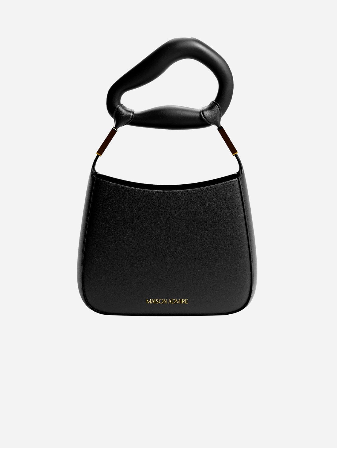 Image of Vegan Leather Shoulder Bag | Black