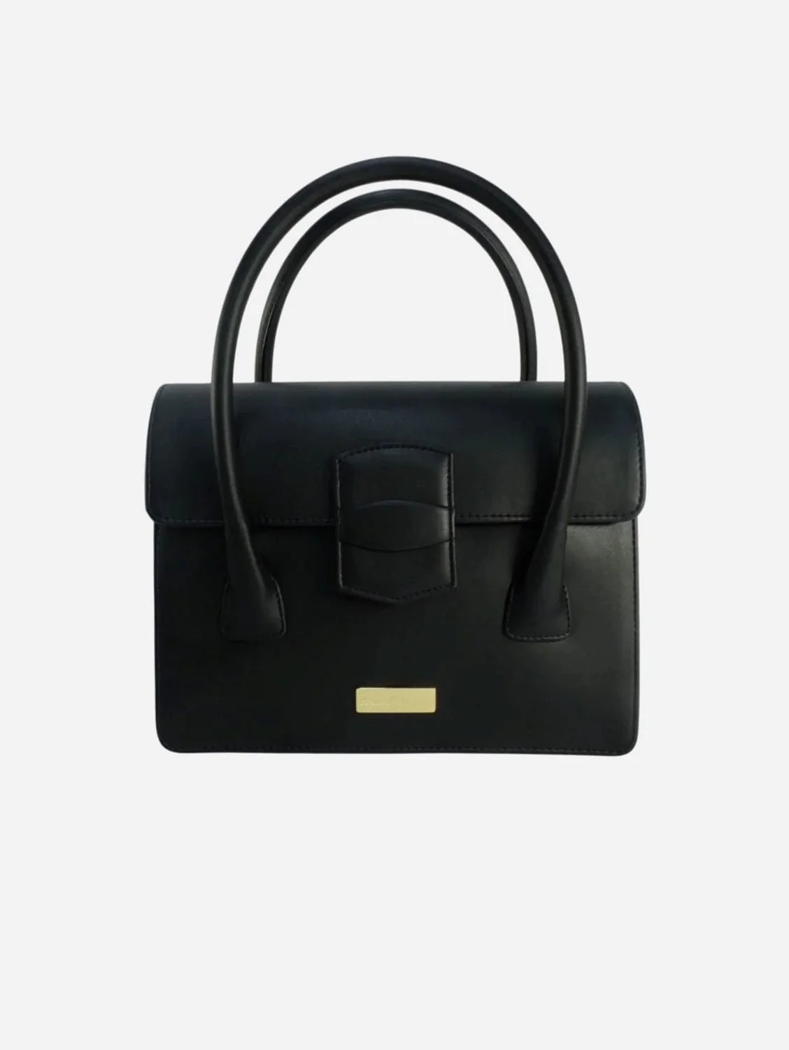 Image of Kensington Cactus Leather Vegan Bag | Black