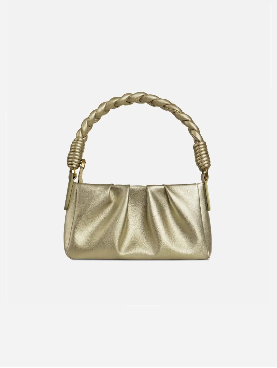 Image of Melody Mini Cactus Leather Bag | Metallic Gold