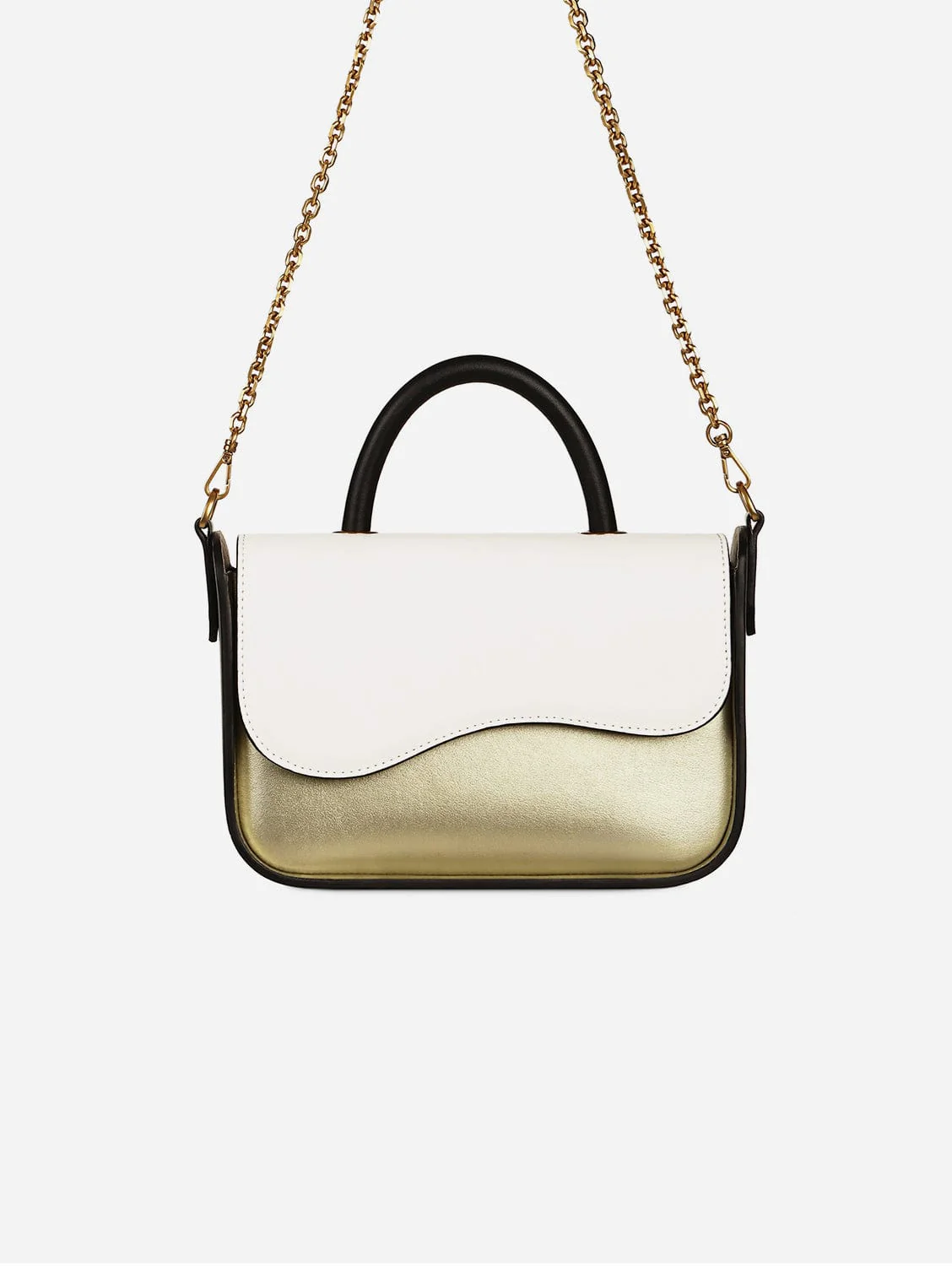 Image of Sunrise Cactus Leather Vegan Crossbody Bag | Gold