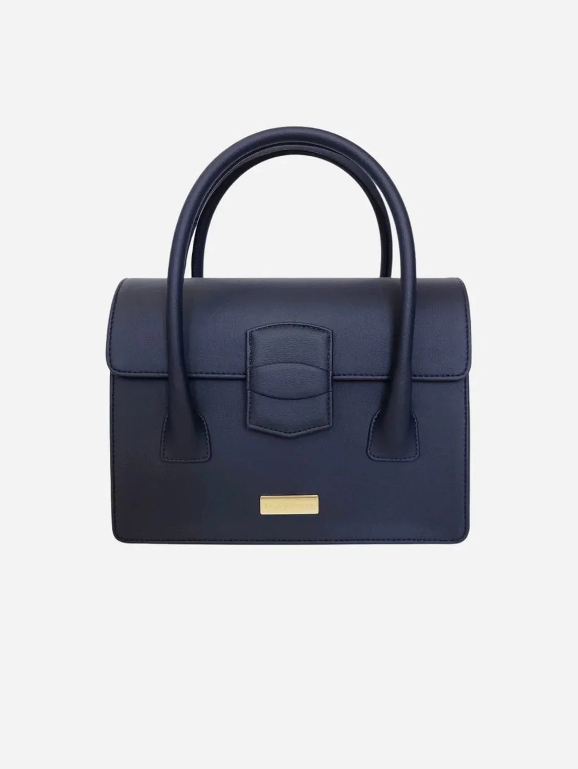 Image of Kensington Cactus Leather Vegan Bag | Navy
