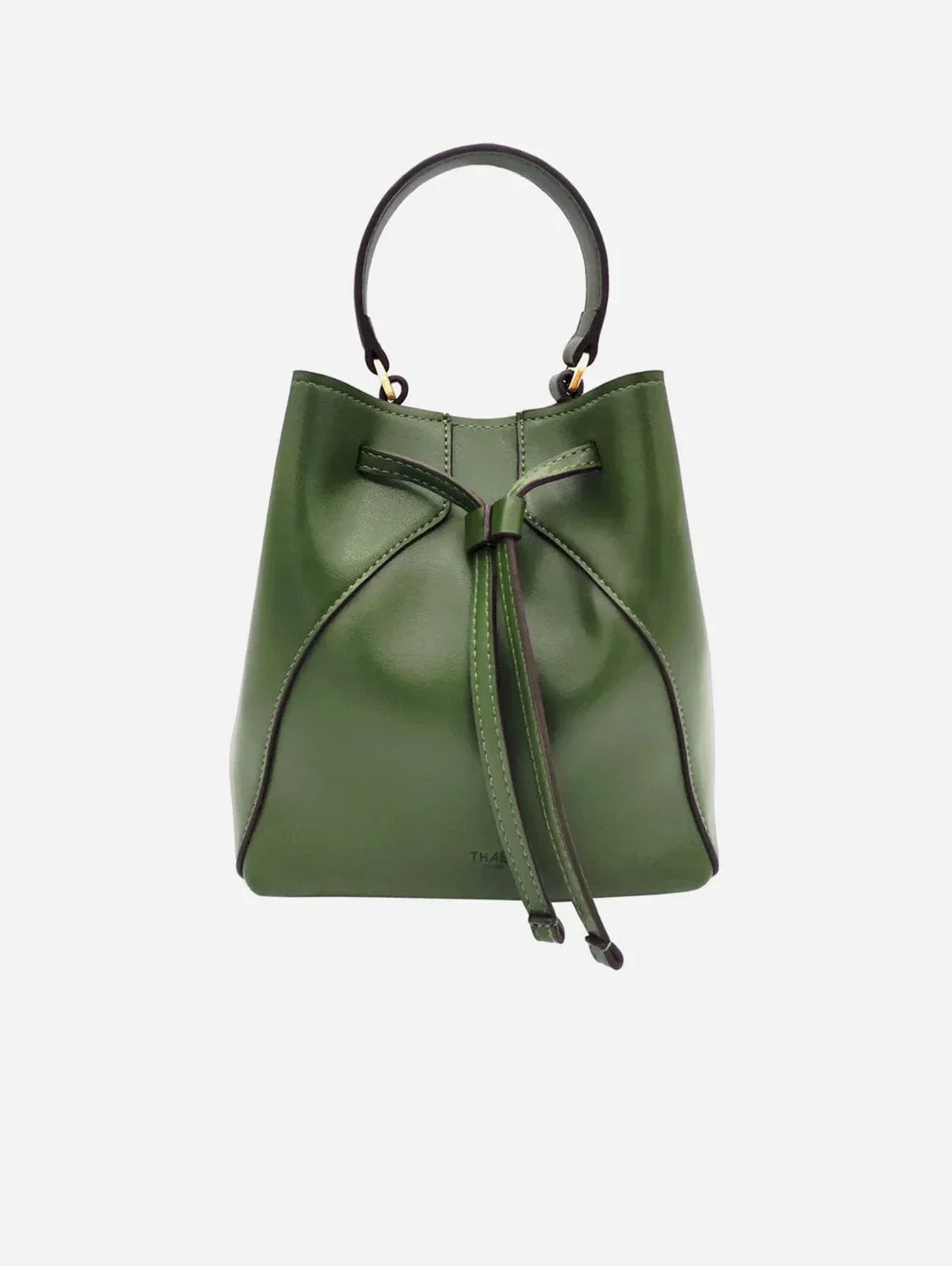 Image of Mia Desserto® Cactus Leather Vegan Bucket Bag | Green