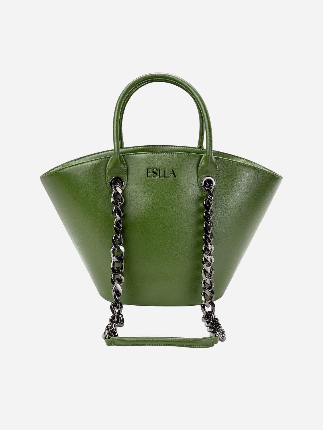 Image of Seva Vegan Cactus Leather Tote | Green Helen