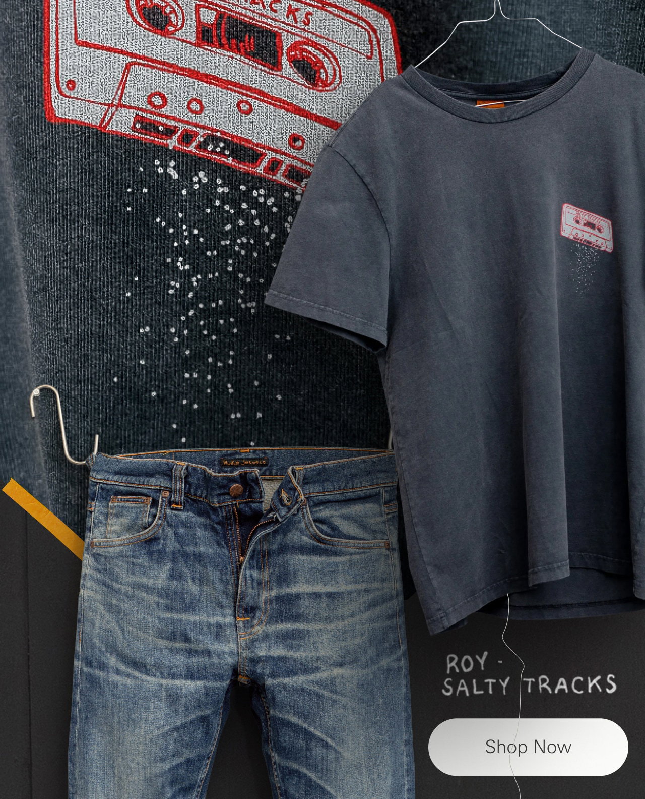 Roy Salty Tracks T-Shirt