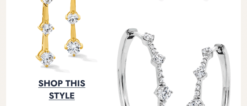 10K Gold lab-grown diamond drop earrings. Shop this style.