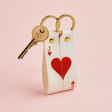 Personalised Couples Keyring Set